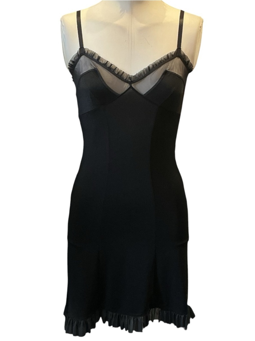 Victoria’s Secret Sexy Little Thing Rhinestone Mesh Mini Slip Dress Chemise